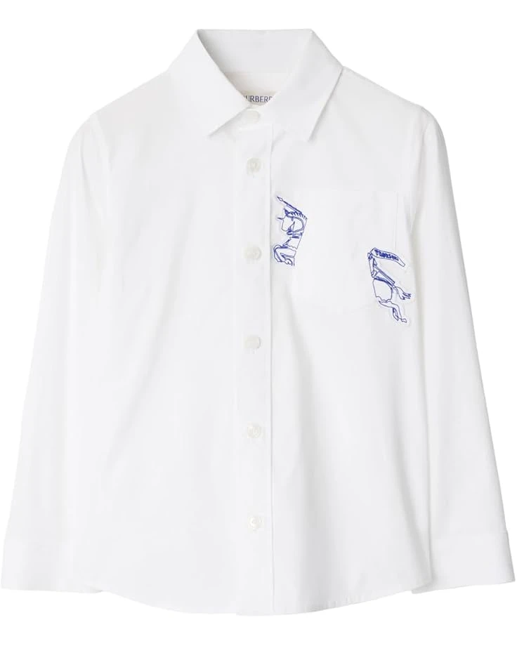 Burberry Kids Owen EKD Long Sleeve Shirt (Little Kid/Big Kid) | Shirts & Tops 3 Burberry Kids Owen EKD Long Sleeve Shirt (Little Kid/Big Kid) | Shirts & Tops