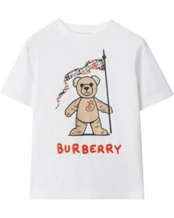 Burberry Kids Cedar Bear Flag T-Shirt (Toddler/Little Kid/Big Kid) | Shirts & Tops