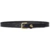 Lauren Ralph Lauren Logo-keeper Leather Skinny Belt | Belts