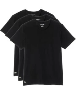 Lacoste 100% Cotton Regular Fit Crew-neck T-shirt 3-pack | Shirts & Tops