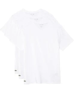Lacoste 100% Cotton Regular Fit V-neck T-shirt 3-pack | Shirts & Tops