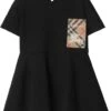 Burberry Kids Riley EKD Label Dress (Toddler/Little Kid/Big Kid) | Dresses