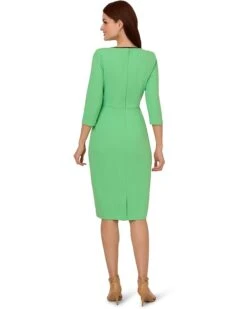Adrianna Papell Tipped Crepe Tie Dress | Dresses 6 Adrianna Papell Tipped Crepe Tie Dress | Dresses -Shoe Vogue Shop 51bpltwAK L. AC SR736920