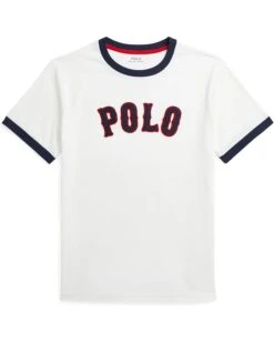 Polo Ralph Lauren Kids Baseball-Logo Cotton Jersey Tee (Big Kid) | Shirts & Tops -Shoe Vogue Shop 51jWX xjhtL. AC SR736920