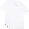 Lacoste 100% Cotton Slim Fit Crew-neck T-shirt 3-pack | Shirts & Tops