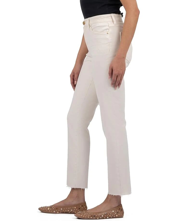 KUT from the Kloth Reese High Rise Fab Ab Ankle Straight Raw Hem | Jeans 4 KUT from the Kloth Reese High Rise Fab Ab Ankle Straight Raw Hem | Jeans - Image 2