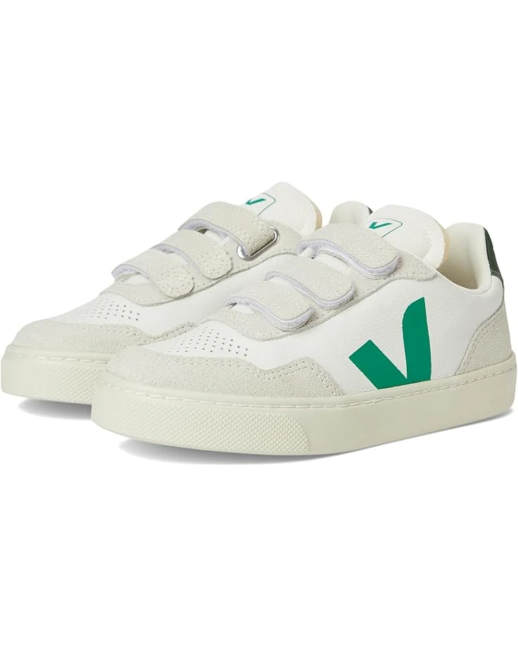 VEJA Kids Small V-90 Origanically Traced Leather (Little Kid/Big Kid) | Sneakers & Athletic Shoes 3 VEJA Kids Small V-90 Origanically Traced Leather (Little Kid/Big Kid) | Sneakers & Athletic Shoes