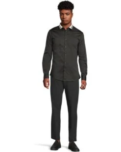 Armani Exchange Stretch Cotton Satin Long Sleeve Shirt | Shirts & Tops 11 Armani Exchange Stretch Cotton Satin Long Sleeve Shirt | Shirts & Tops -Shoe Vogue Shop 61 upF5NL. AC SR736920