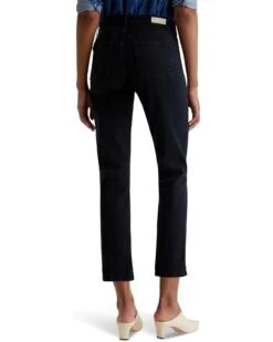 AG Jeans Mari Mid Rise Slim Straight Crop Jeans in Sulfur Black 10 AG Jeans Mari Mid Rise Slim Straight Crop Jeans in Sulfur Black -Shoe Vogue Shop 612sDtpSUOL. AC SR736920