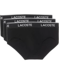 Lacoste Cotton Stretch Essentials Briefs 3-pack | Underwear