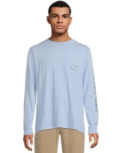 Vineyard Vines Long Sleeve Vintage Whale Pocket T-Shirt | Shirts & Tops