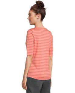L.L.Bean Pima Cotton Tee Boatneck Elbow Sleeve Stripe | Shirts & Tops -Shoe Vogue Shop 613QV2DaTsL. AC SR736920