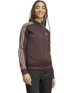 adidas Primegreen Essentials Warm-Up Slim 3-Stripes Track Jacket | Coats & Outerwear -Shoe Vogue Shop 6153nPLRHrL. AC SR736920