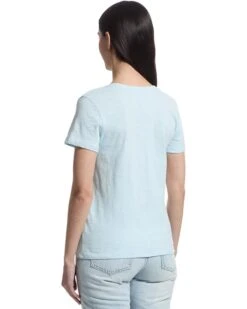 Lilla P Short Sleeve Back Seam V-neck | Shirts & Tops -Shoe Vogue Shop 6154myflH7L. AC SR736920