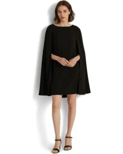 Lauren Ralph Lauren Cape Georgette Cocktail Dress | Dresses