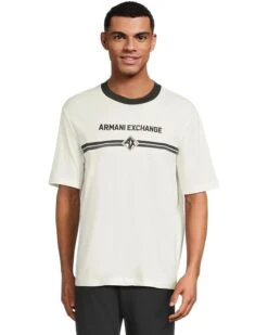 Armani Exchange Cotton Jersey Logo Tee | Shirts & Tops