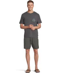 Billabong Big Dave Premium Wave Washed Short Sleeve Tee | Shirts & Tops -Shoe Vogue Shop 616bsQ CIYL. AC SR736920