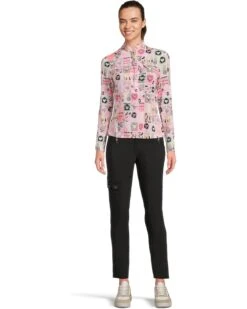 Jamie Sadock Sunsense Hearts Print Long Sleeve 1/4 Zip Sun Protection Top | Shirts & Tops -Shoe Vogue Shop 617BJVlkk L. AC SR736920