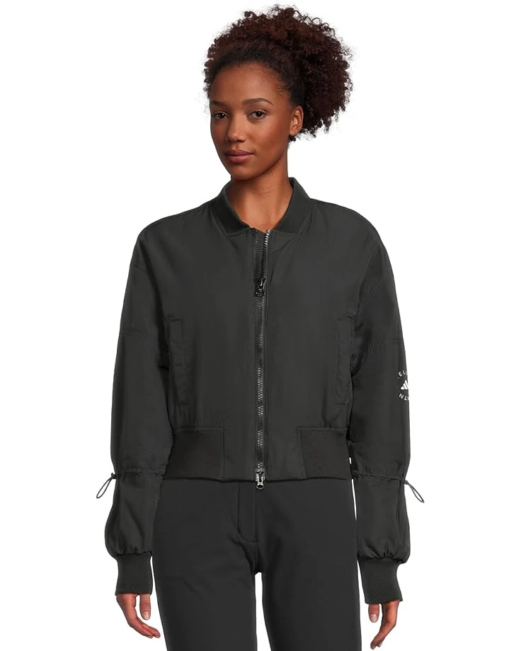 adidas by Stella McCartney Woven Bomber Cropped JF6030 | Coats & Outerwear 3 adidas by Stella McCartney Woven Bomber Cropped JF6030 | Coats & Outerwear