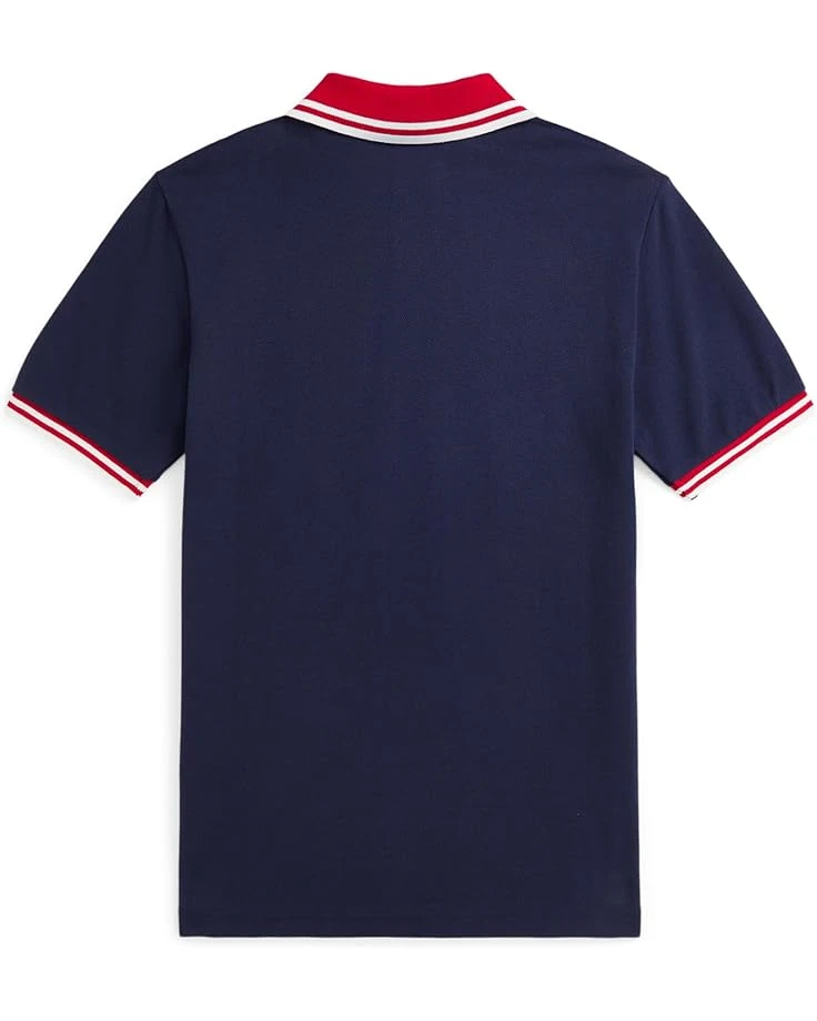 Polo Ralph Lauren Kids Baseball-Logo Cotton Mesh Polo Shirt (Big Kid) | Shirts & Tops 4 Polo Ralph Lauren Kids Baseball-Logo Cotton Mesh Polo Shirt (Big Kid) | Shirts & Tops - Image 2