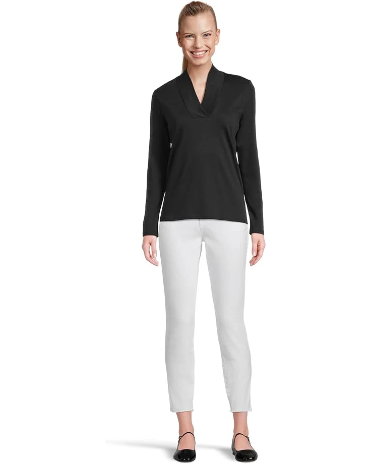 L.L.Bean Pima Shawl Long-Sleeve Cotton Tee | Shirts & Tops 7 L.L.Bean Pima Shawl Long-Sleeve Cotton Tee | Shirts & Tops - Image 5