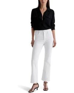 AG Jeans Farrah Mid-Rise Crop Boot Jeans in Gallery White 11 AG Jeans Farrah Mid-Rise Crop Boot Jeans in Gallery White -Shoe Vogue Shop 618MOd3Z9L. AC SR736920