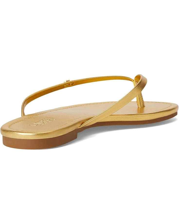 Lauren Ralph Lauren Raquel Metallic Leather Flip-flops | Sandals 7 Lauren Ralph Lauren Raquel Metallic Leather Flip-flops | Sandals - Image 5