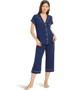 Eberjey Gisele - The Cropped Pajama Set | Sleepwear -Shoe Vogue Shop 619dqrBWVRL. AC SR736920