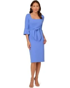Adrianna Papell Bell Sleeve Tie Front Dress | Dresses 10 Adrianna Papell Bell Sleeve Tie Front Dress | Dresses -Shoe Vogue Shop 619nARXSc1L. AC SR736920