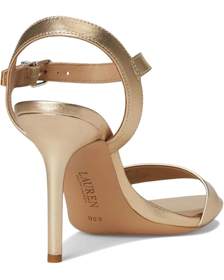 Lauren Ralph Lauren Gwen Metallic Nappa Leather Sandals | Heels 7 Lauren Ralph Lauren Gwen Metallic Nappa Leather Sandals | Heels - Image 5