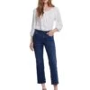 NYDJ Petite Marilyn Straight Ankle Jeans in Ibiza Blues 1 NYDJ Petite Marilyn Straight Ankle Jeans in Ibiza Blues -Shoe Vogue Shop 61A9hEn3ZmL. AC SR736920 1
