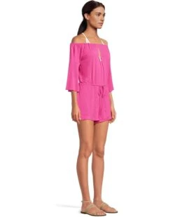 BECCA Breezy Basics Off The Shoulder Romper Cover-Up | Swimwear -Shoe Vogue Shop 61BSDaVuYL. AC SR736920