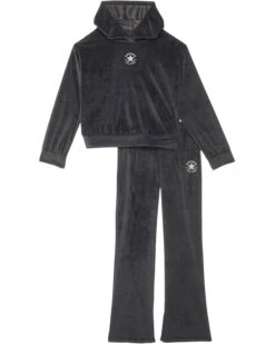 Converse Kids Velour Pullover Hoodie & Flare Legging Set (Big Kid/Little Kid) | Kids' Sets 7 Converse Kids Velour Pullover Hoodie & Flare Legging Set (Big Kid/Little Kid) | Kids' Sets -Shoe Vogue Shop 61C559fe3EL. AC SR736920