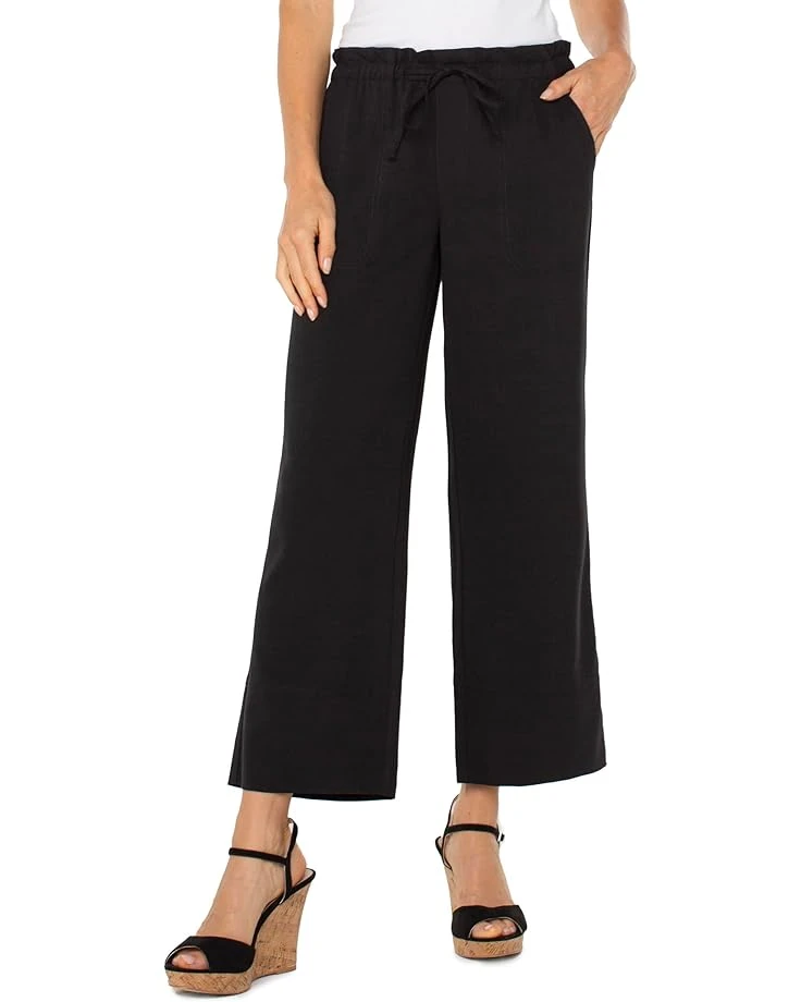 Liverpool Los Angeles Pull On Tie Waist Wide Leg Ankle Pant 26" | Pants 3 Liverpool Los Angeles Pull On Tie Waist Wide Leg Ankle Pant 26" | Pants
