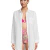 Tommy Bahama Shoreline Cotton Boyfriend Shirt | Swimwear -Shoe Vogue Shop 61D298SDA4L. AC SR736920