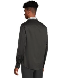 Armani Exchange Stretch Cotton Satin Long Sleeve Shirt | Shirts & Tops 9 Armani Exchange Stretch Cotton Satin Long Sleeve Shirt | Shirts & Tops -Shoe Vogue Shop 61Df72C9eXL. AC SR736920