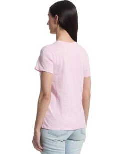 Lilla P Short Sleeve Back Seam Crewneck | Shirts & Tops -Shoe Vogue Shop 61F6CO8whRL. AC SR736920