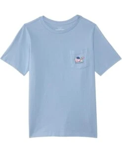 Vineyard Vines Kids Boys' Baseball Player Short Sleeve Pocket T-Shirt (Toddler/Little Kid/Big Kid) | Shirts & Tops