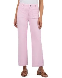 KUT from the Kloth Meg High Rise Wide Leg W Patch Pockets Regular Hem | Jeans -Shoe Vogue Shop 61HKm8MpQdL. AC SR736920