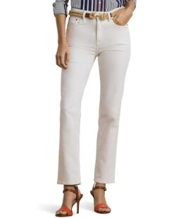 Lauren Ralph Lauren High-Rise Straight Ankle Jeans 11 Lauren Ralph Lauren High-Rise Straight Ankle Jeans -Shoe Vogue Shop 61HohEhoBkL. AC SR736920