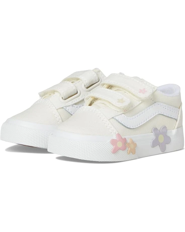 Vans Kids Old Skool V Flower (Toddler) | Sneakers & Athletic Shoes 3 Vans Kids Old Skool V Flower (Toddler) | Sneakers & Athletic Shoes