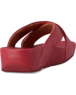 FitFlop Lulu Cross Slide Leather Sandals -Shoe Vogue Shop 61IuJF1vb8L. AC SR736920
