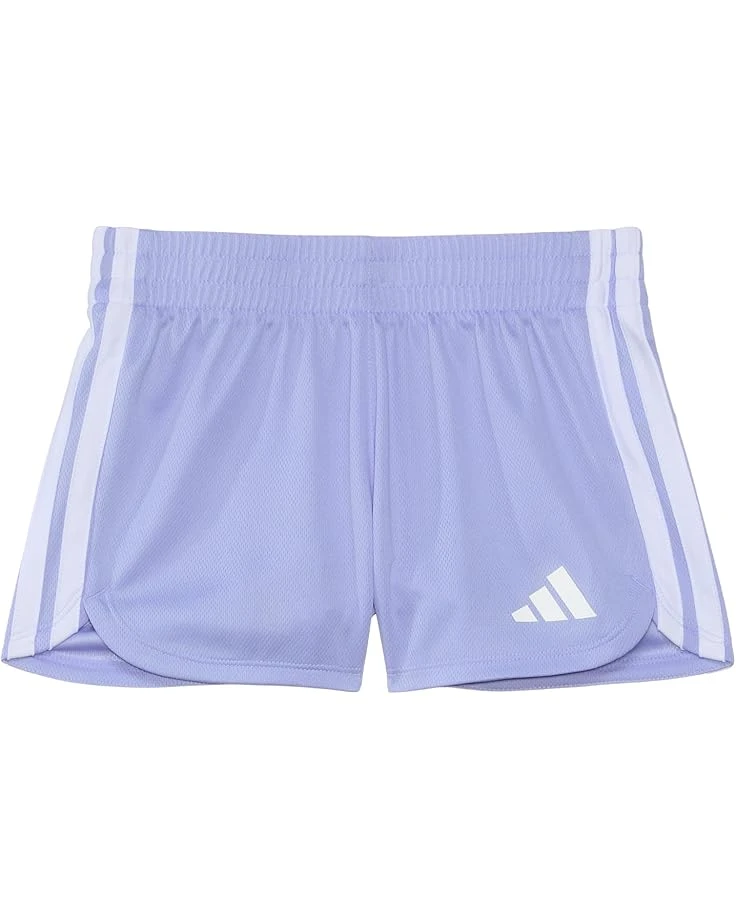 adidas Kids 3-stripe Pacer Mesh Shorts (Big Kid) 5 adidas Kids 3-stripe Pacer Mesh Shorts (Big Kid) - Image 3