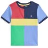 Polo Ralph Lauren Kids Color-Blocked Cotton Jersey Tee (Toddler/Little Kid) | Shirts & Tops