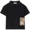 Burberry Kids Johane EKD Label Polo Shirt (Toddler/Little Kid/Big Kid) | Shirts & Tops -Shoe Vogue Shop 61NaYZbM2fL. AC SR736920