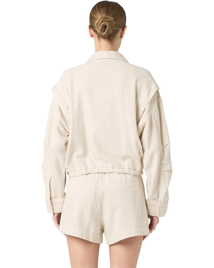 Blank NYC Oyster Bar Linen Utility Jacket | Coats & Outerwear 4 Blank NYC Oyster Bar Linen Utility Jacket | Coats & Outerwear - Image 2