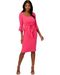 Adrianna Papell Bell Sleeve Tie Front Dress | Dresses