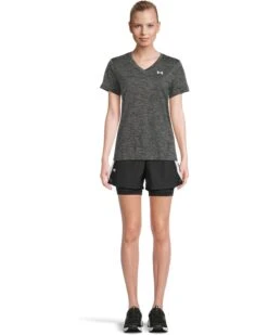 Under Armour Tech Short Sleeve V-Neck Twist | Shirts & Tops -Shoe Vogue Shop 61PSJP4DRyL. AC SR736920