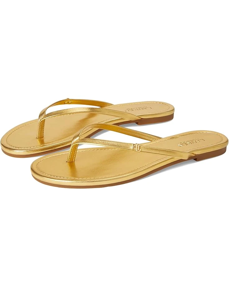 Lauren Ralph Lauren Raquel Metallic Leather Flip-flops | Sandals 3 Lauren Ralph Lauren Raquel Metallic Leather Flip-flops | Sandals
