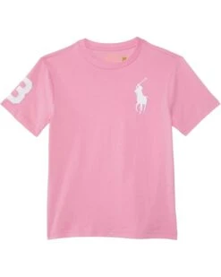 Polo Ralph Lauren Kids Big Pony Cotton Jersey Tee (Big Kid) | Shirts & Tops -Shoe Vogue Shop 61QHZ1hu0AL. AC SR736920